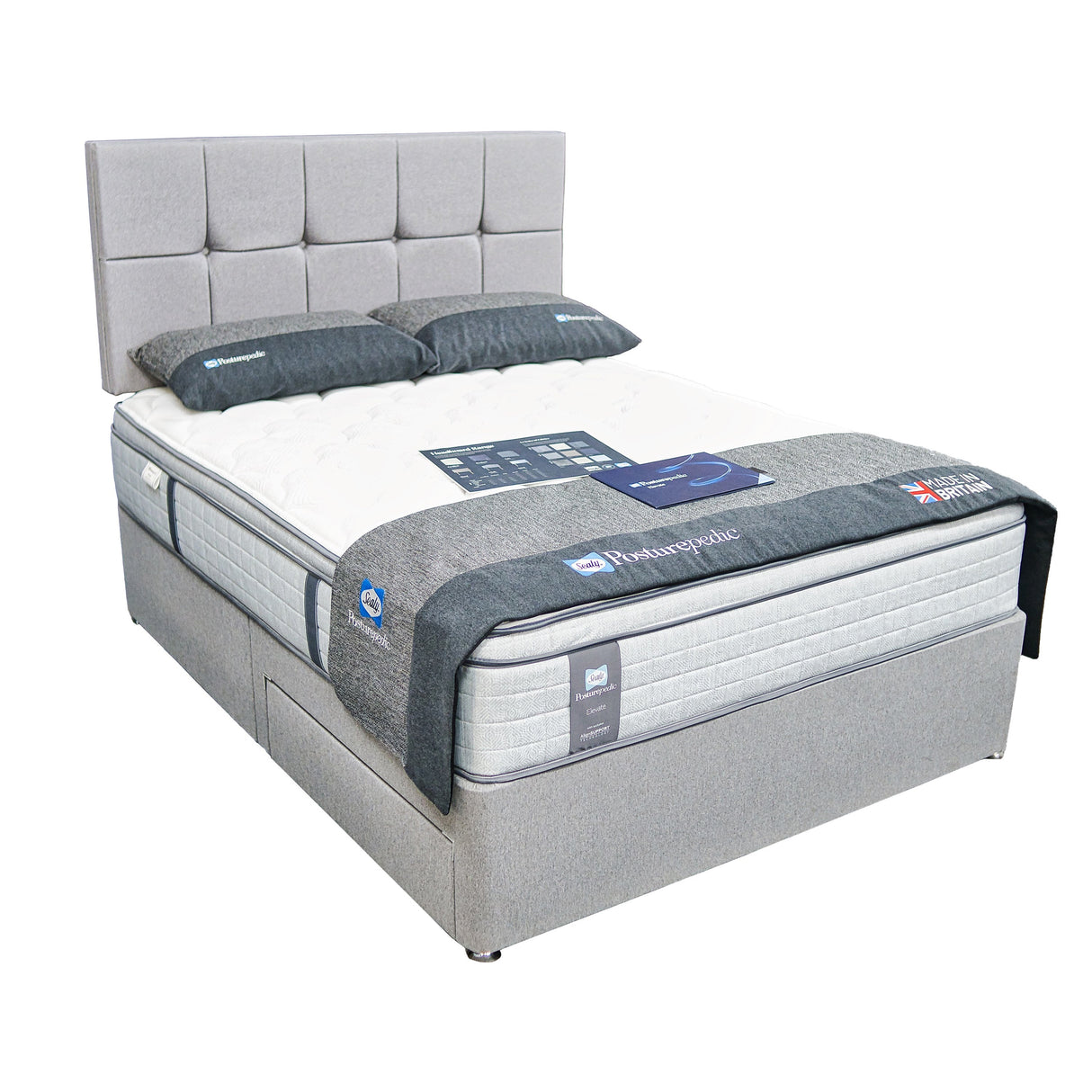 Sealy Blake Medium 2 Drawer Divan Bed Set